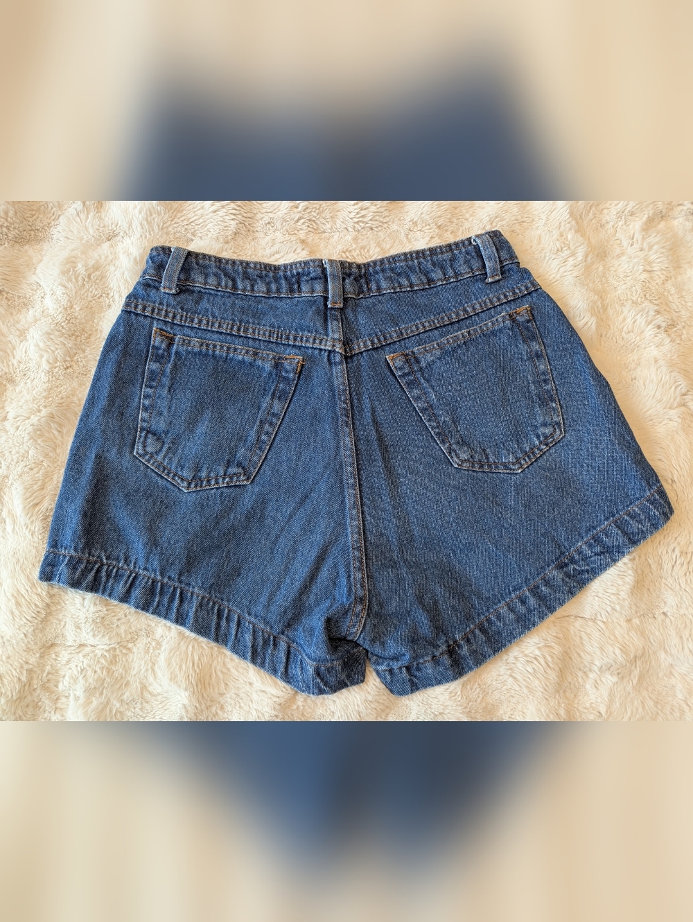 2/$20 Kiara High-Waist Blue Denim Shorts - Picture 7 of 7